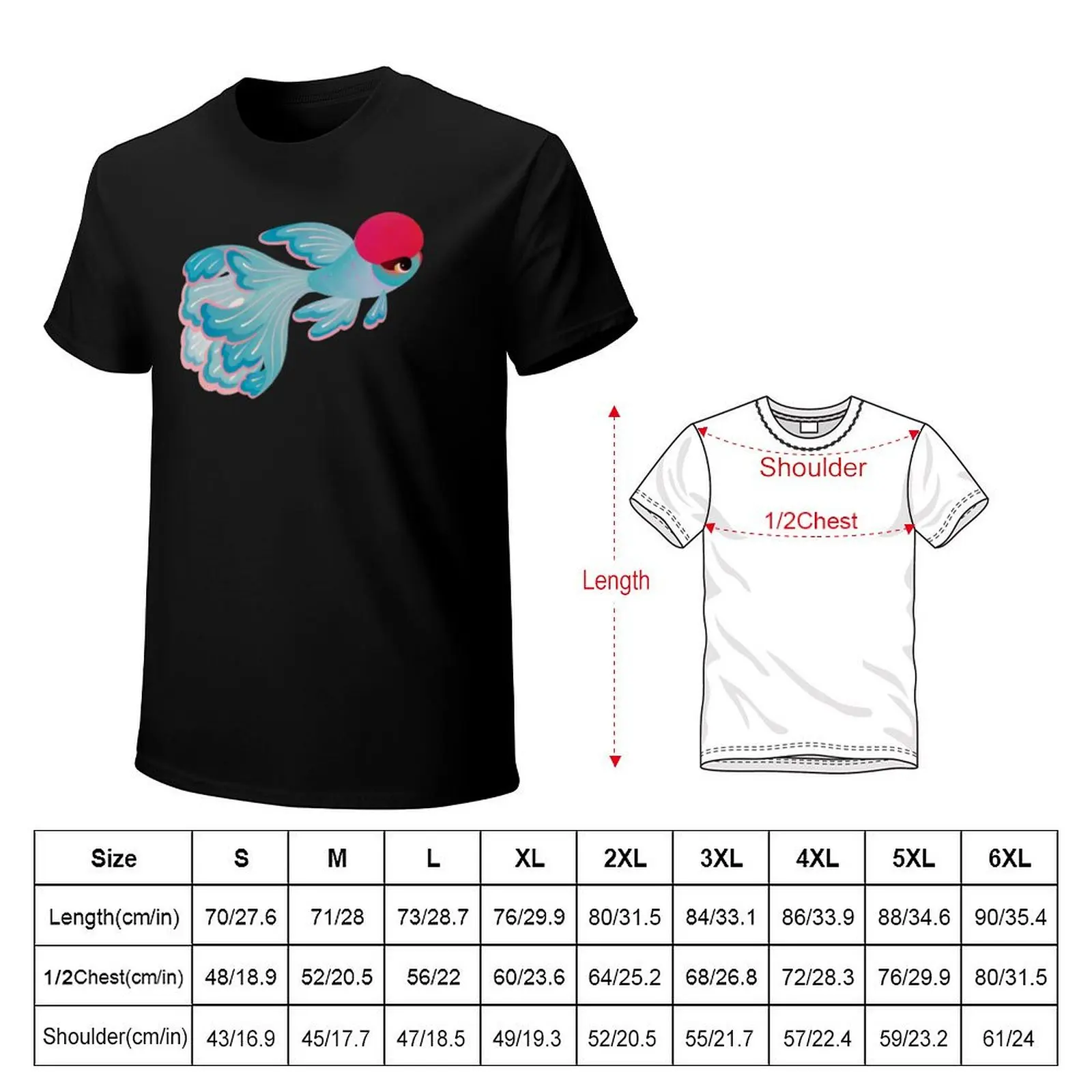 Red cap oranda 2 T-Shirt Breathable Workout Short Sleeve Top