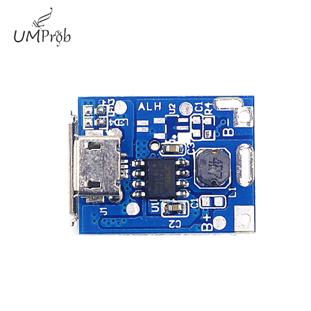 5V Boost Step Up Power Module Lithium LiPo Battery Charging Protection Board LED Display USB for DIY Charger 134N3P Program