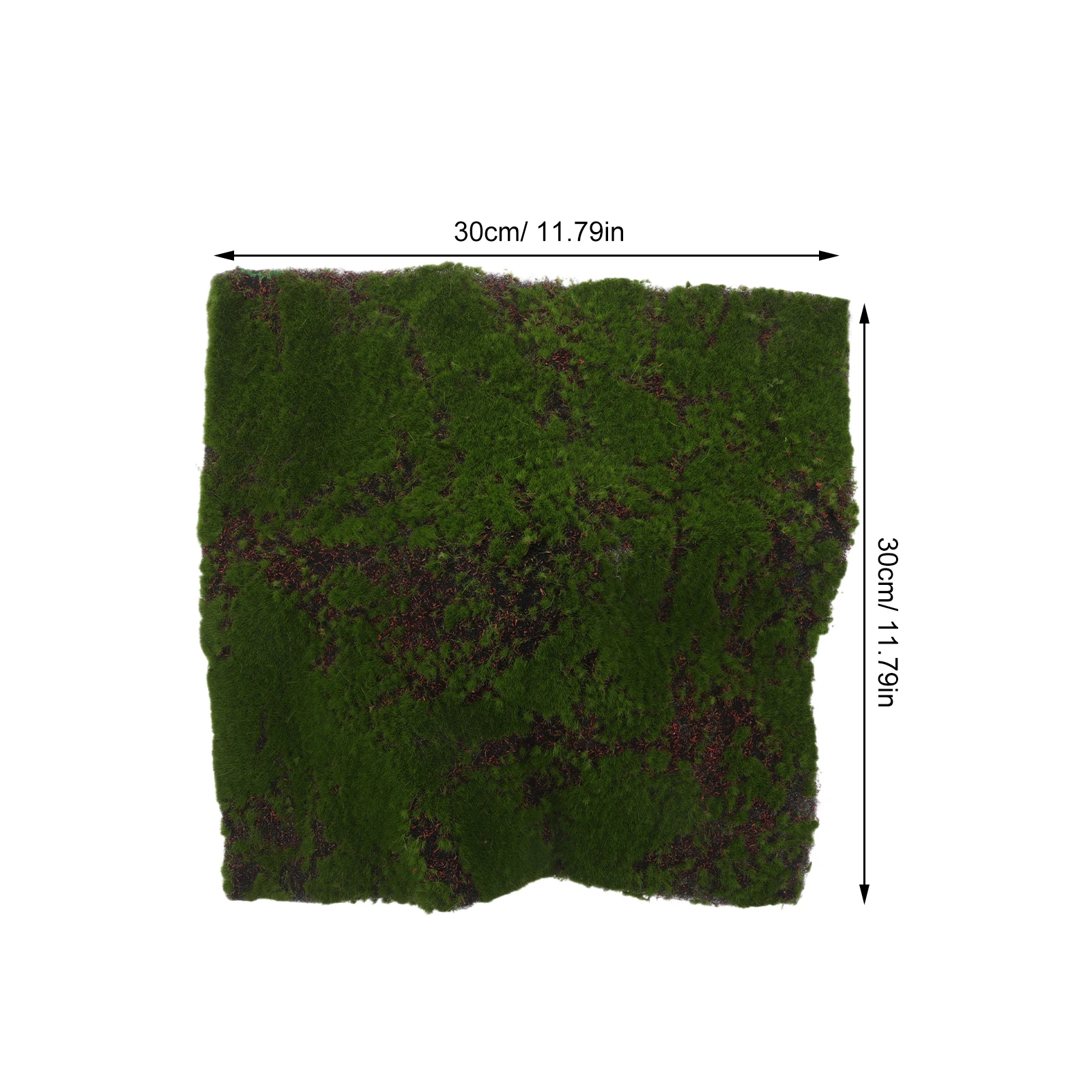 Simulation Moss Turf 11.8X11.8 Inch Artificial Grass Mat Realistic Faux Moss Rug For Diy Indoor Outdoor Decor Craft Bonsai