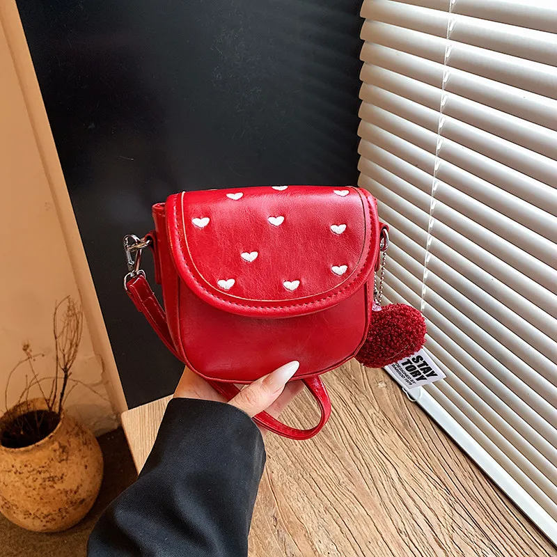 

Women's Mini Crossbody Bag Korean Style Contrasting Color Buckle Small Square Bags 2026 New Cute Headphone Coin Purses