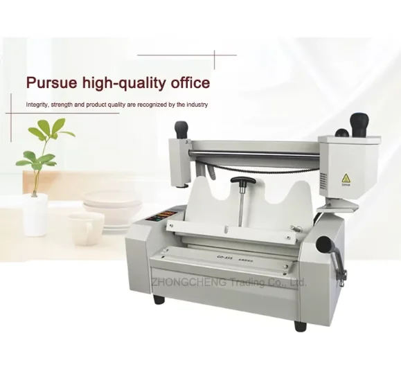 A4 Binding Machine for Bids, Documents, Reports, Contracts, and Booklets Upgraded GD-35S Compact Manual Desktop Hot-Melt Binder