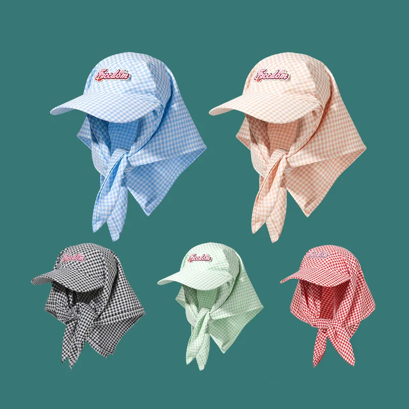

Women Bandana Hat Spring Summer Lightweight Sun Protection Baseball Cap Girls Outdoor Labor
