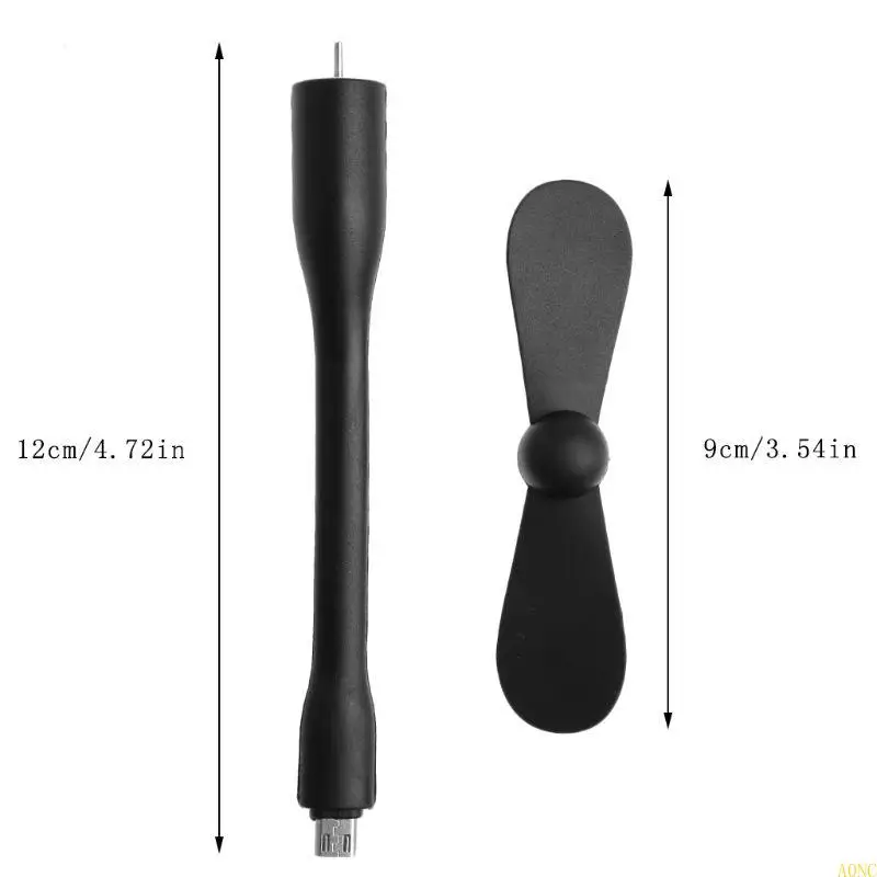 A0NC MINI PORTABLE MICRO USB โทรศัพท์มือถือระบายความร้อนพัดลม Super Mute สำหรับแล็ปท็อปโทรศัพท์