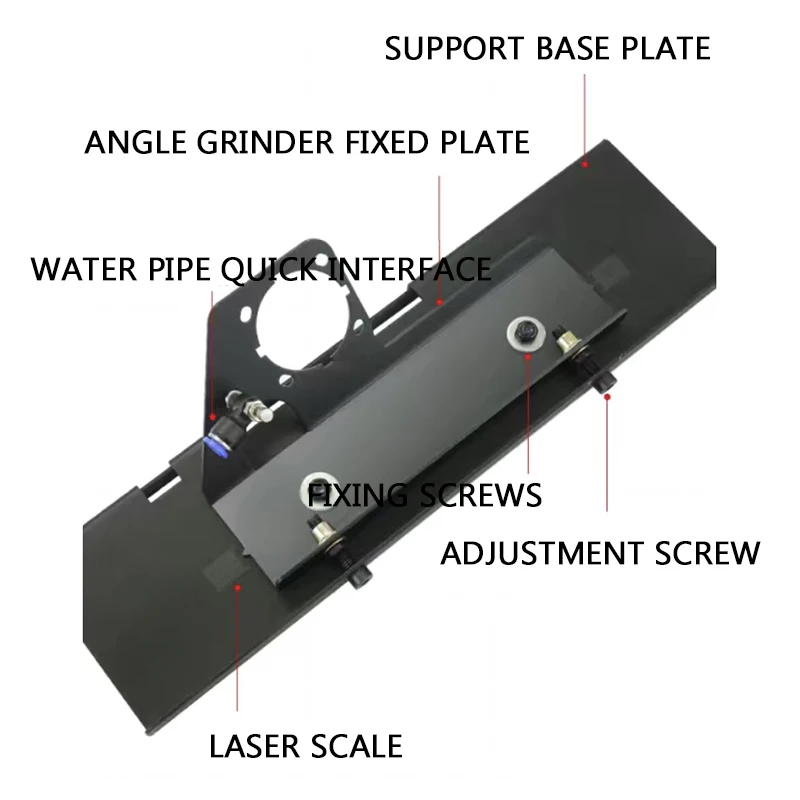 45 Degree Tile Chamferer Water Dust Removal Chamfering Bracket Small Easy To Carry Fast Chamfering Adjustable