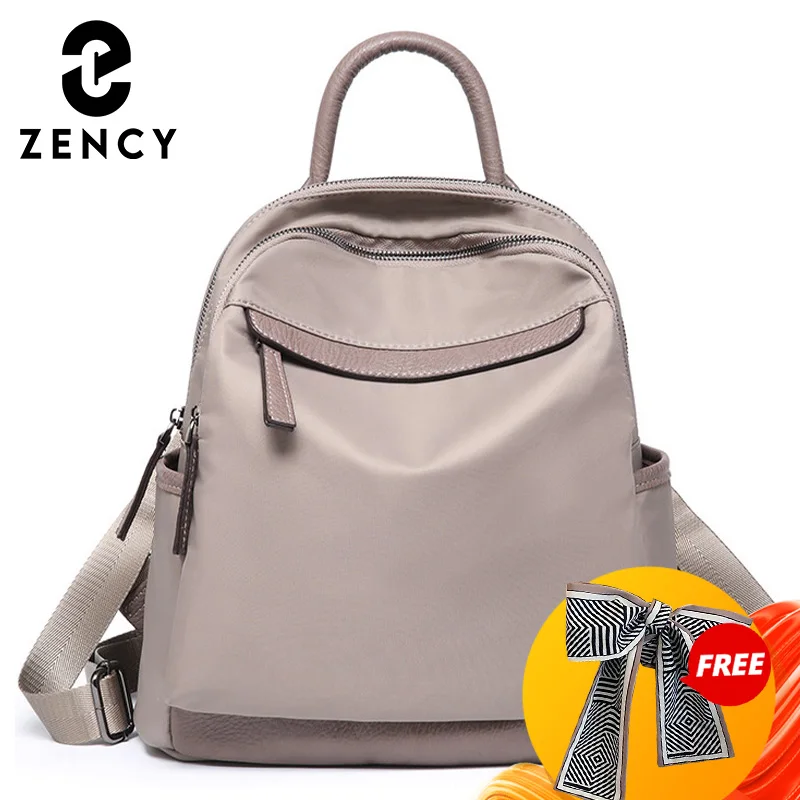 Zency Fashion Classic Women\'s Backpack Waterproof Nylon Anti-theft Bag Travel Camping Leisure Student School Bag High Quality