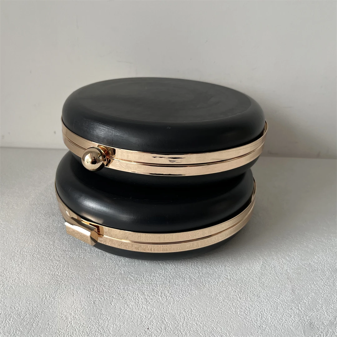 18cm Round Box Bag Frame Metal Purse Frame Kiss Lock Marriage Clasp Women Bag DIY Hardware Handbag Bag Craft