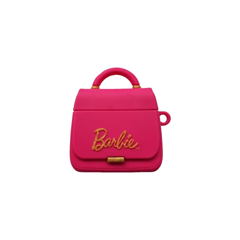 Barbie Pink Women Bag Case For Airpods Pro 2,Shockproof Earphone Silicone Cover For Airpods Pro/Airpods 1/2/3 Case Funda Girls