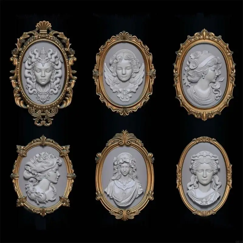 قالب إطار أظافر فني من السيليكون لإبداعات تصميمات المانيكير المصنوعة يدويًا #5