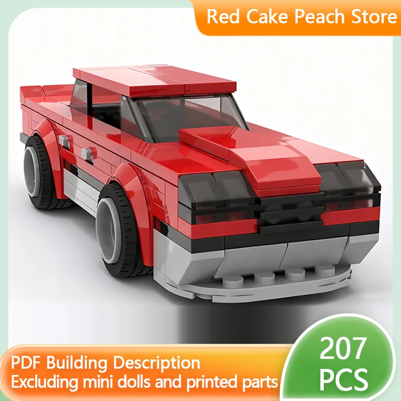 

Speed Racing Car Model MOC Building Bricks R31 GTST Sports Car Modular Technology Children Holiday Gifts Assemble Toys Suit