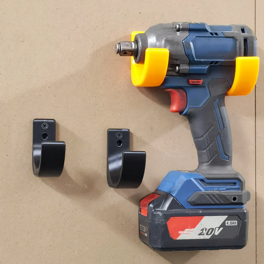 

Plastic Storage Rack for Electric Screwdriver & Impact Drill, Multiple Colors Available, Workshop Tool Organizer