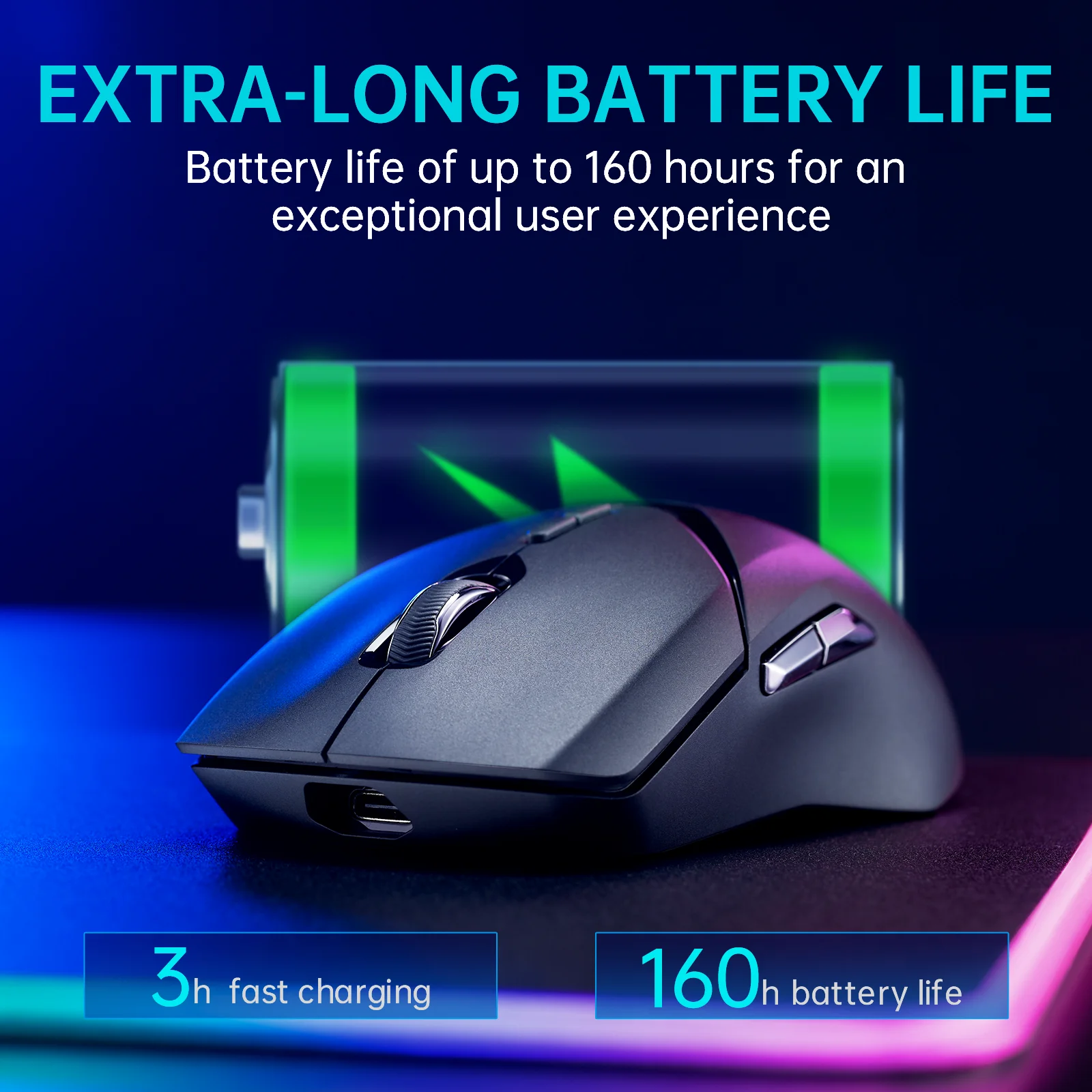 Rapoo VT9PRO PAW3398 Wireless Gaming Mouse 68g Wired Programmable