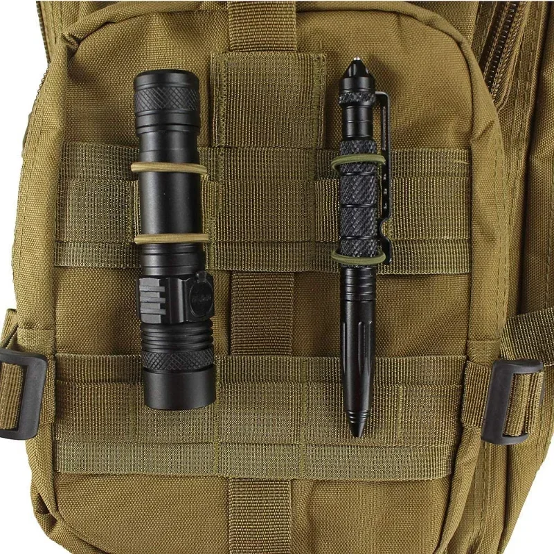 5/10PCS Tactical Gear Holder Clip Molle Webbing Retainer Elastic Binding Ribbon Buckle for Vests Backpacks Bags Tactical Buckle