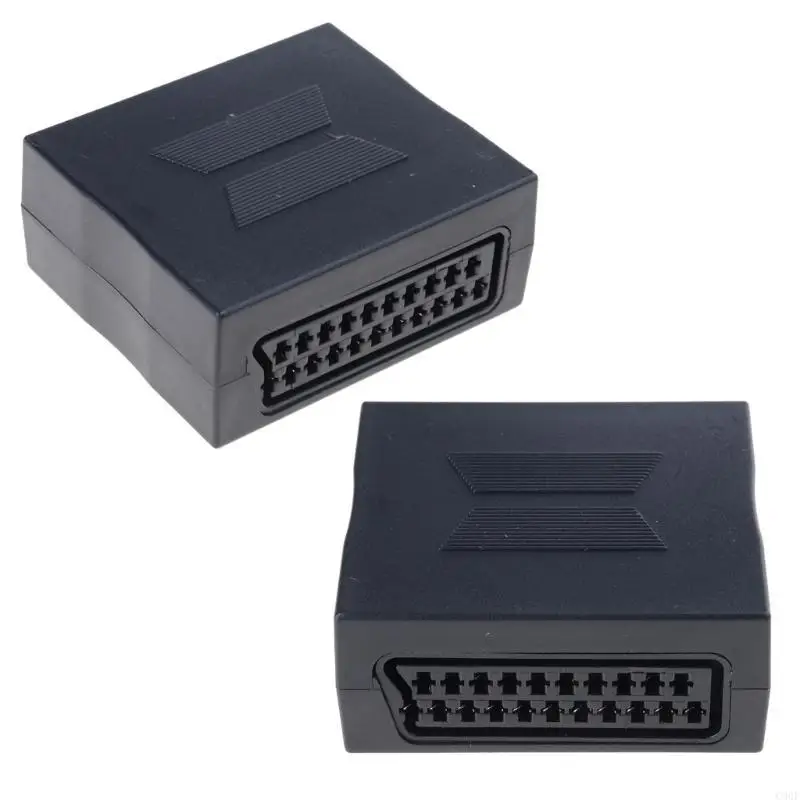 C90F Eficiente 21 PIN Adaptador do acoplador feminino para fêmea conector marceneiro para melhorar a experiência auditiva