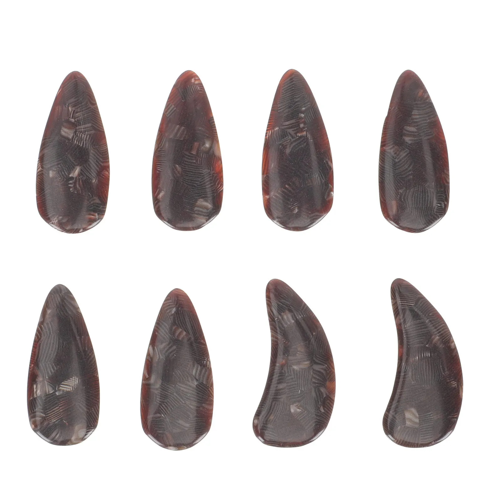 

8Pcs Guzheng Finger Protectors Durable Practice Fake Nails Lightweight Guzheng Performance Nails Instrument Practice Accessories