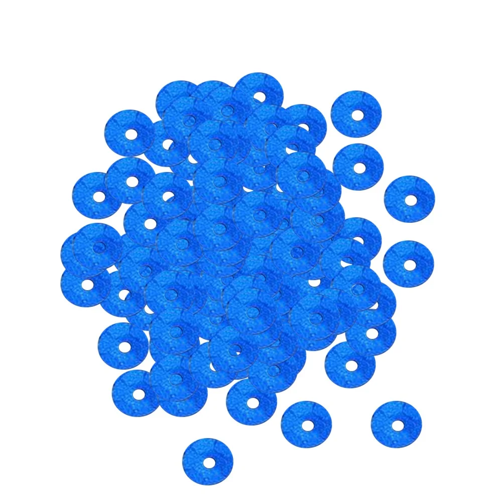 

1000Pcs 6mm Sparkling Sequins for Garment Accessories Jewelry Making Embroidery Applique Dark Blue Sequins Garment Accessories
