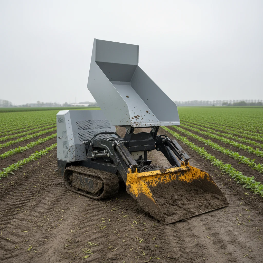 

Customized Mini Crawler Dumper Truck Small Self-Loading Transporter for Home Farm Use - Factory Price