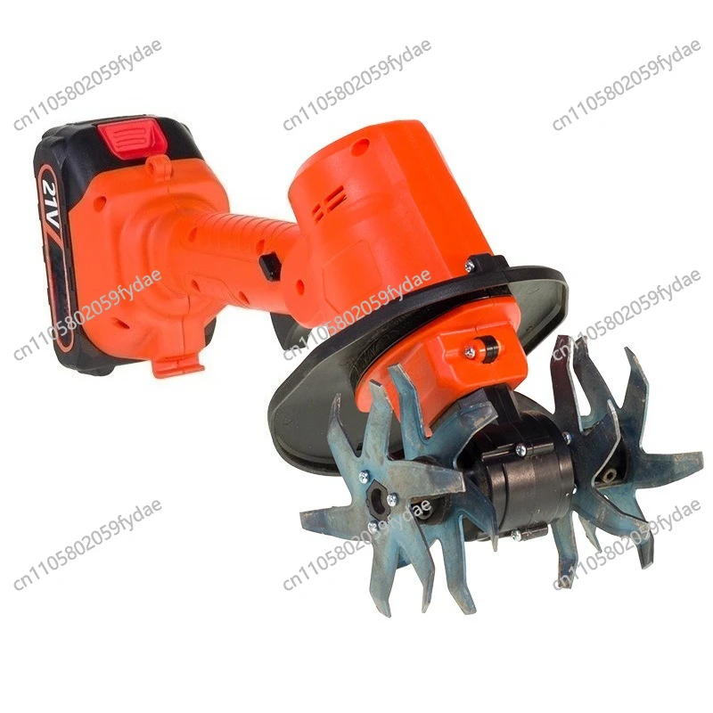 Muffler Small Household Handheld Electric Hoe Garden Bonsai Weeding and Turning Soil Wireless Micro-Tiller
