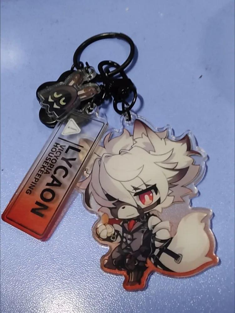 موضة Zenless منطقة صفر فون ليكون النساء الرجال المجوهرات الاكريليك سلاسل المفاتيح شخصيات مفتاح سلسلة تأثيري اكسسوارات الهدايا #5