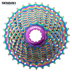 SENSAH Road Bike colour Cassette  11 12 Speed 11-28T/32T/34T Bicycle Flywheel K7 Sprocket for  HG Hub