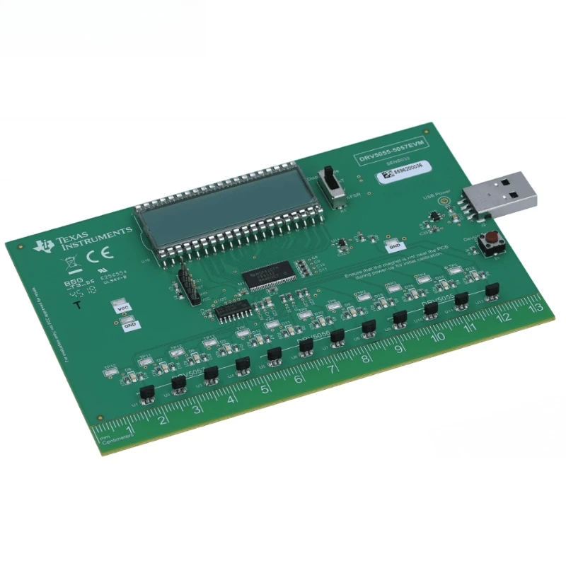 TopElec DRV5055-5057EVM Linear Hall Effect Magnetic Sensor Development Board High Sensitivity for Position Sensing