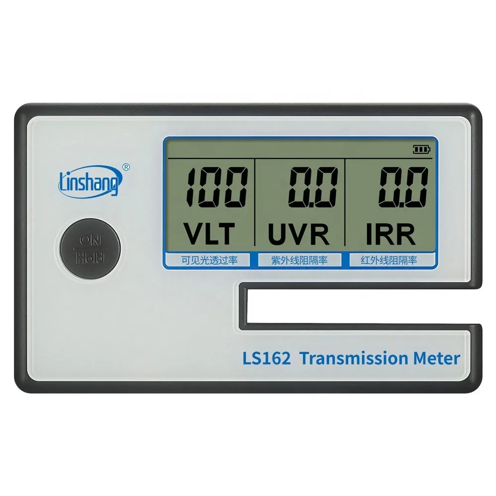 

Portable Window Tint Transmission Meter Linshang LS162 New In Measure IR Rejection UV Blocking Rate Visible Light Transmittance