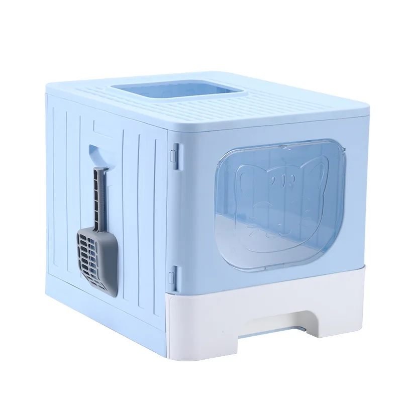 Cat litter box Fully enclosed drawer type oversized anti-splash and stinky cat litter box Cat toilet