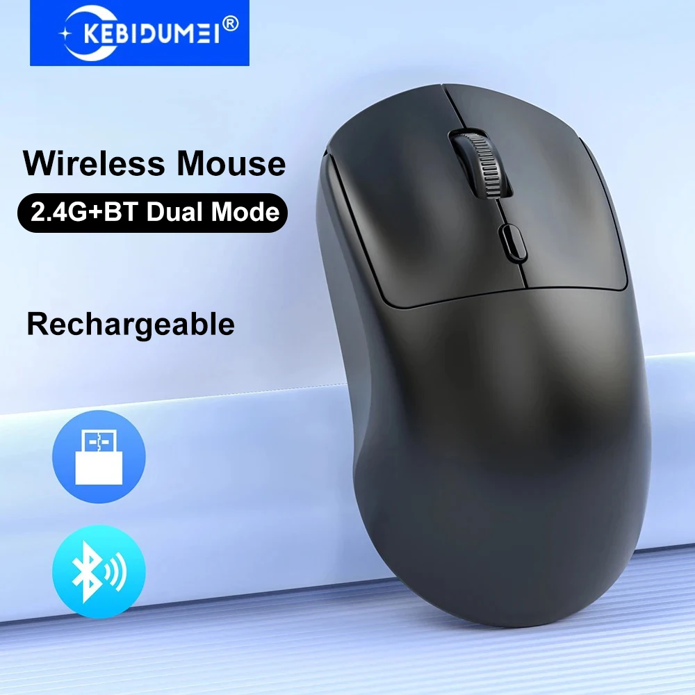 

Беспроводная мышь 2,4G, Bluetooth-мышь, двухрежимная игровая мышь, эргономичные мыши, бесшумная мышь для ПК, ноутбука, планшета Macbook