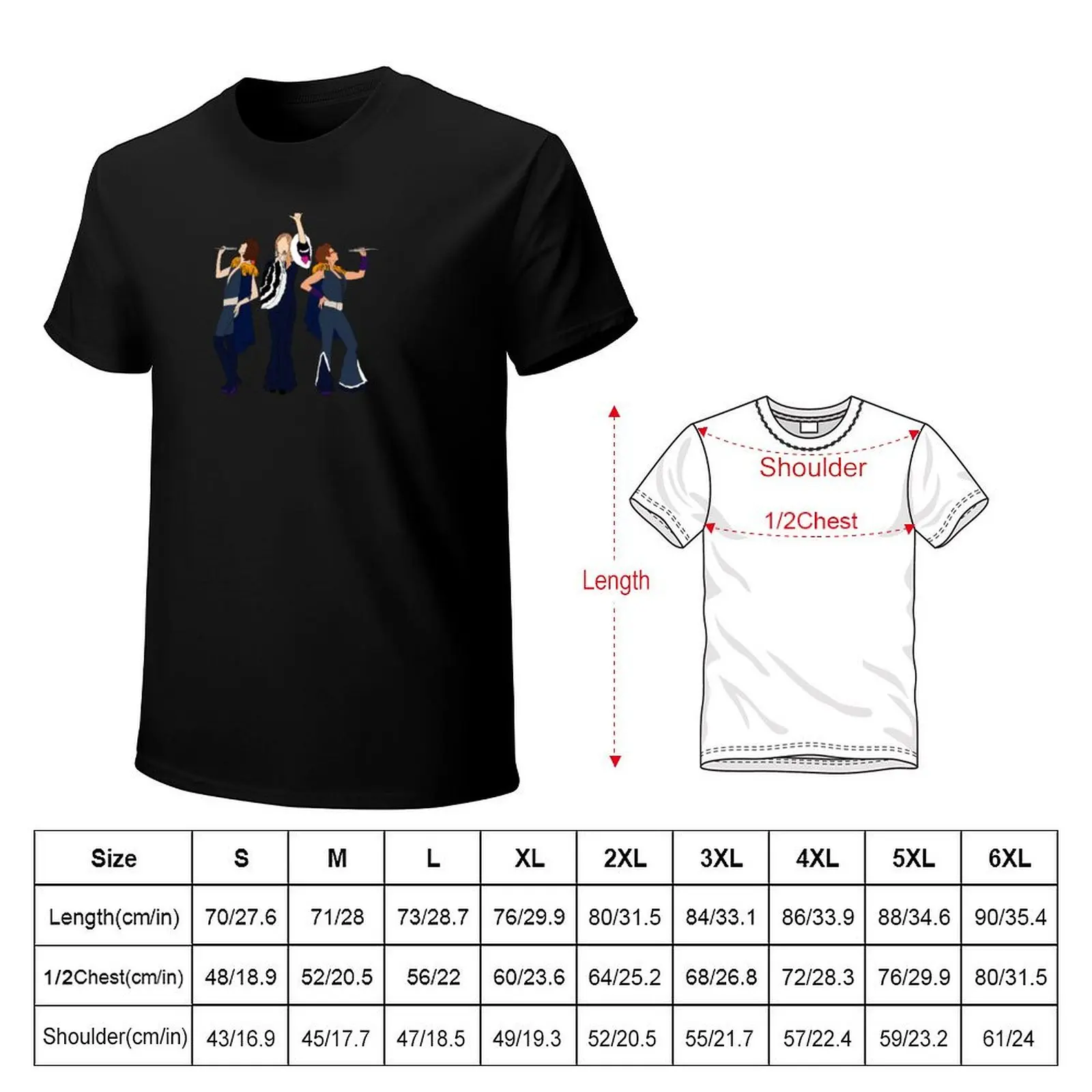 Mamma Mia Donna and the Dynamos T-Shirt Modern Print Casual T-Shirt