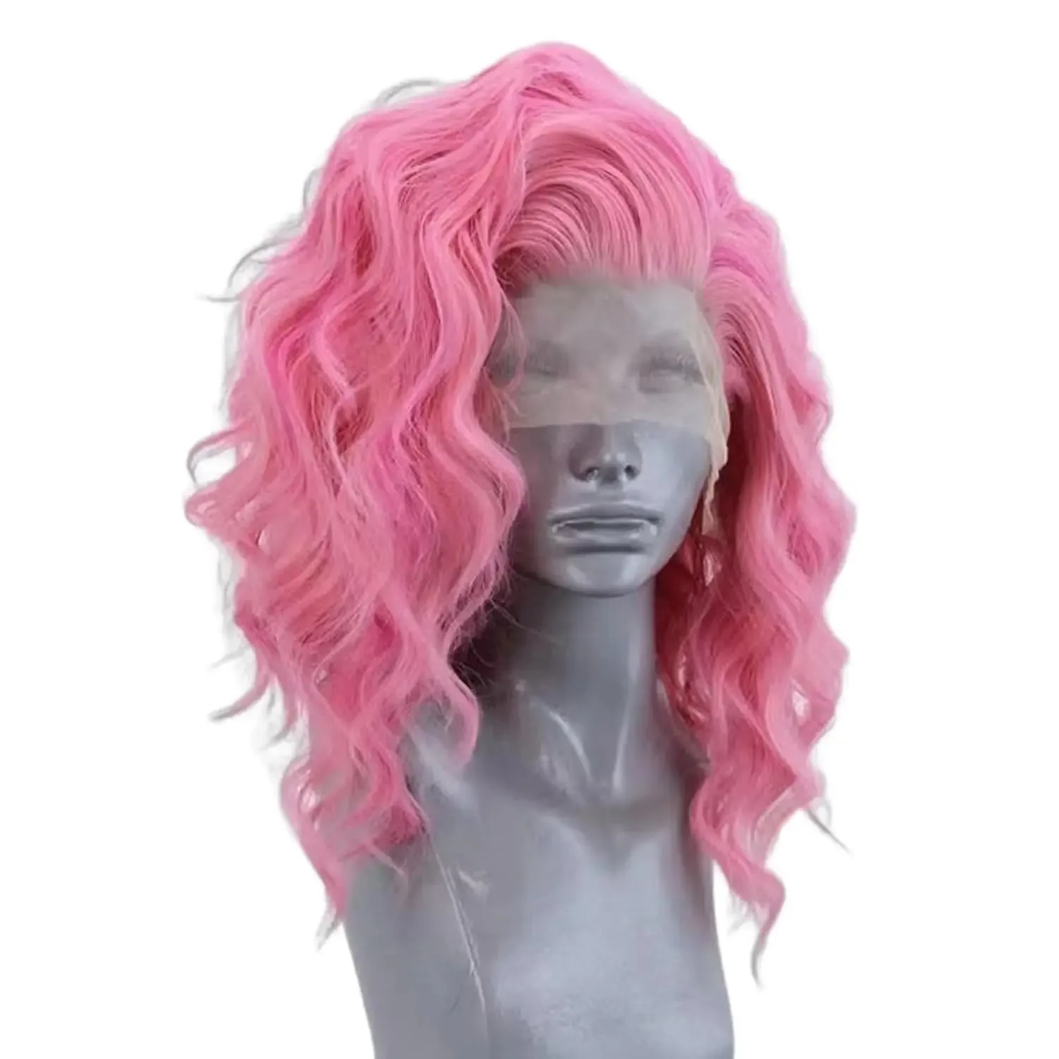 30 بوصة 13x4 الوردي شعر مستعار قصير الدانتيل الباروكة الجسم موجة Hd الدانتيل الباروكات الأمامية بوب شعر مستعار الوردي الملونة الاصطناعية الدانتيل الجبهة الباروكات قبل قطعها