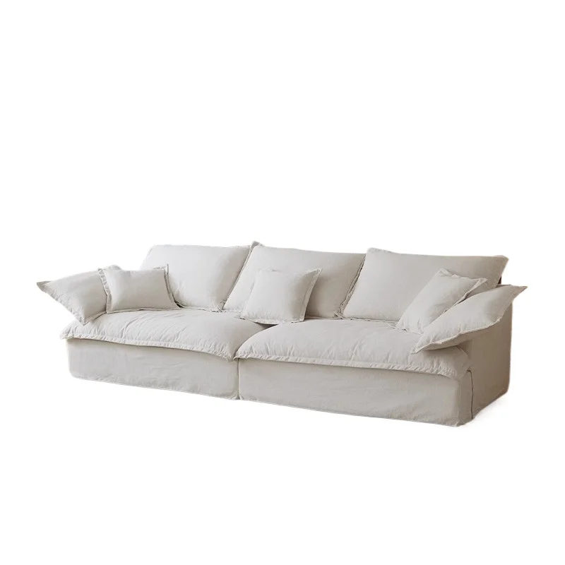 

Medieval fabric straight row sofa removable