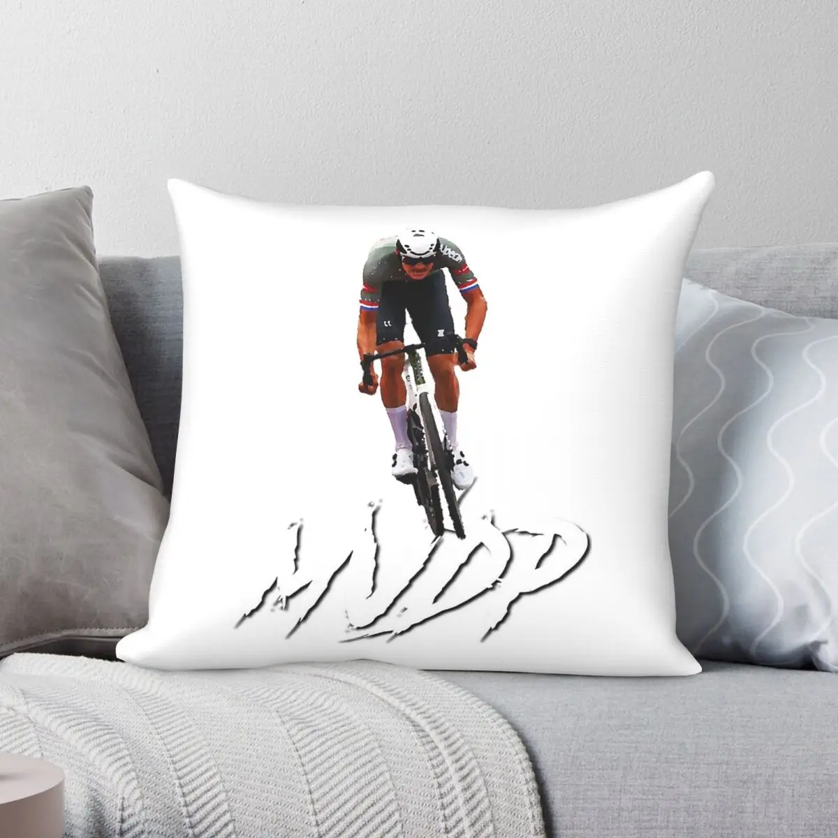 Mathieu Van Der Poel Pillowcase Polyester Linen Velvet Printed Zip Decorative Room Cushion Case