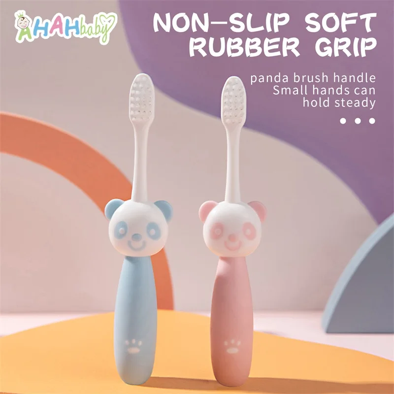 Baby Toothbrush Children Soft Bristles Toothbrush Baby Teeth Care for 1-12Y Oral Cleaning Brush Children\'s Anti-slip Handle Cute