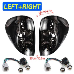Taillights Rear Lamp Reversing Brake Lampshade Smoke Housing for Mitsubishi L200 Triton Colt 2005-2016 Left Right Tail Ligth