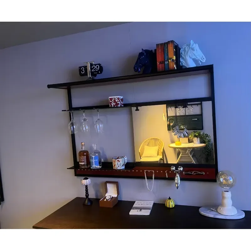 Latest Modern Minimalist Floating Aluminium Alloy Storage Rack Multi-Purpose Wall-Mounted Organizer for Kitchen & Living Room