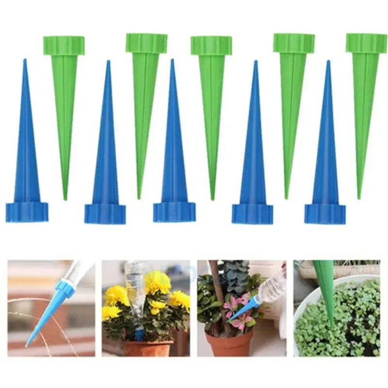 6/12/36pcs Drip Irrigation Kit For Pots Automatic Garden Plants Watering System Houseplants Waterer Flowers Adjustable Drippers