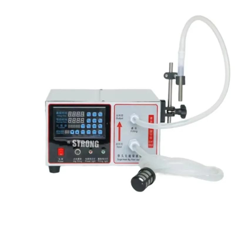 5ml To 17L Big Volume Semi Automatic Digital Liquid Filler Oil Water Juice Bottle Liquid Filling Machine