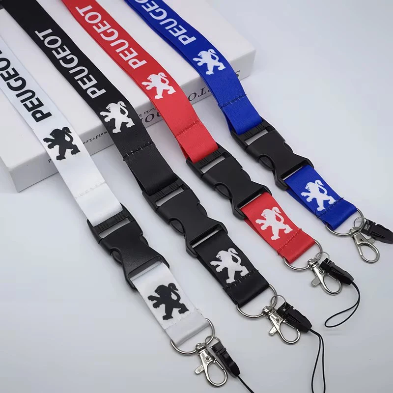 النايلون سيارة المفاتيح الخصر معلقة Keyrings لبيجو 106 207 208 301 306 307 308 407 408 508 2008 4008 5008 الديكور #2