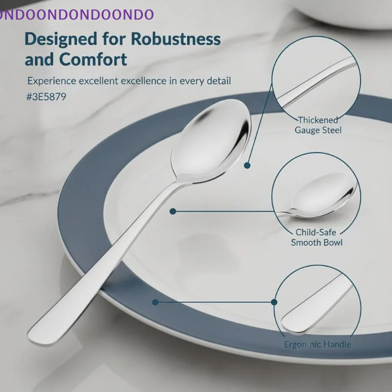 1 Set Stainless Steel Spoon Fork Set, Simple And Beautiful, Dishwasher Safe And Necessary For Every Household