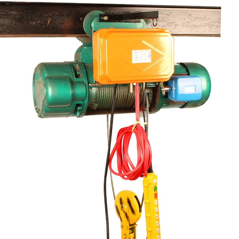 Factory Customized 0.5 Ton Lifting Remote Control Construction Works  Wire Rope Hoist