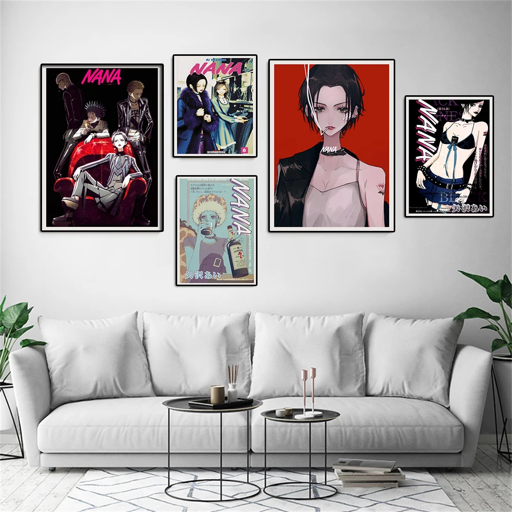 

Cartoon Figure Japanese Classic Anime Art Posters For Bar Room Decoration Goddess Story Canvas Painting Custom Living Home Decor