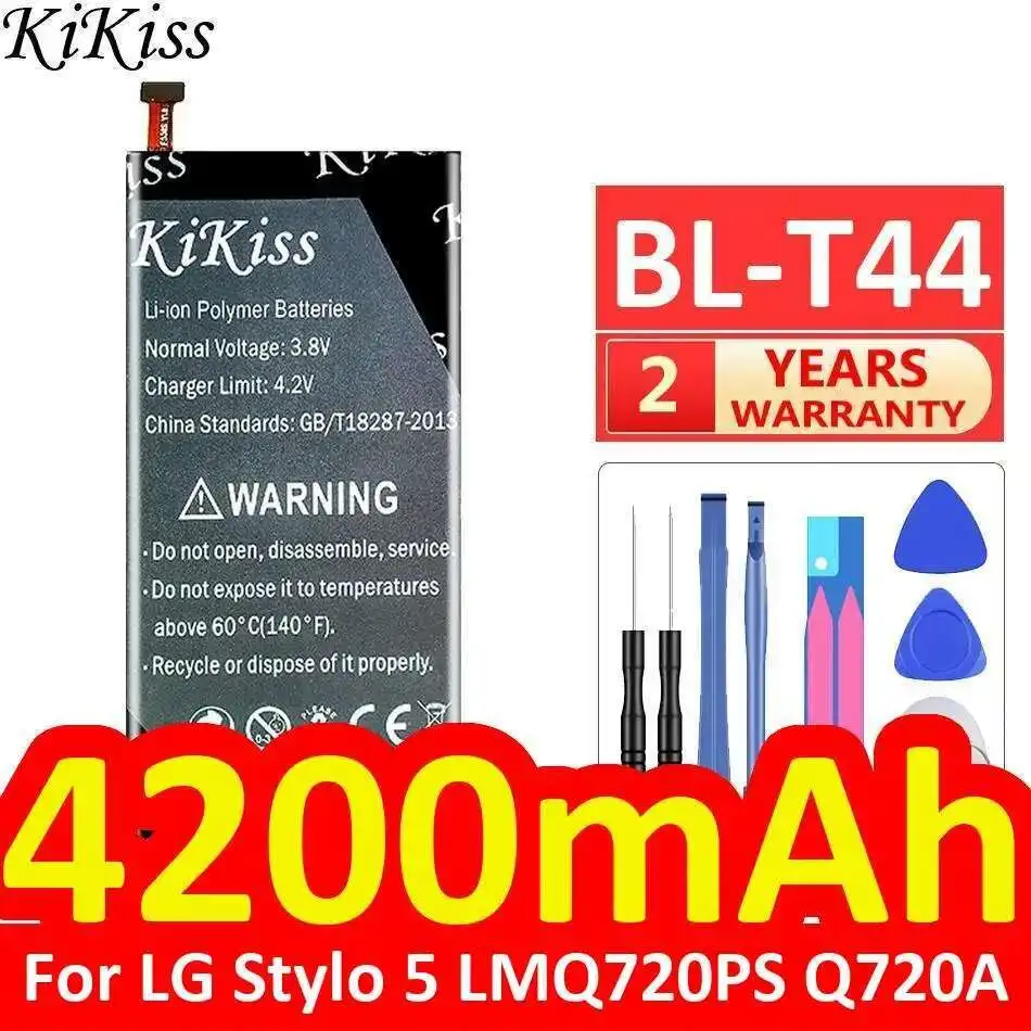 

For LG Stylo 5 LMQ720PS Q720A High Capacity 4200Mah Long-Lasting BL-T44 Mobile Phone Battery