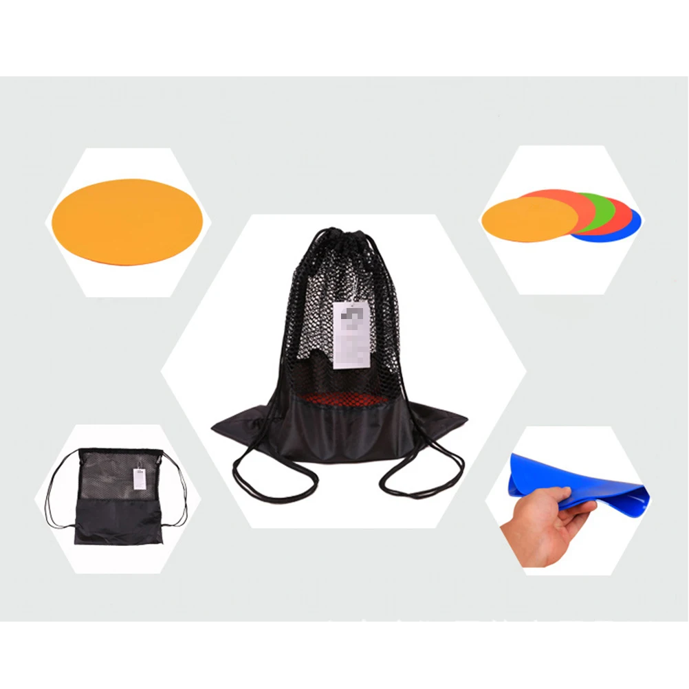 

6 pcs Football Training Marker Discs 23Cm Tpe Durable Non-Slip Soccer Practice Cones For Gym Sports Drills Outdoor Indoor Use