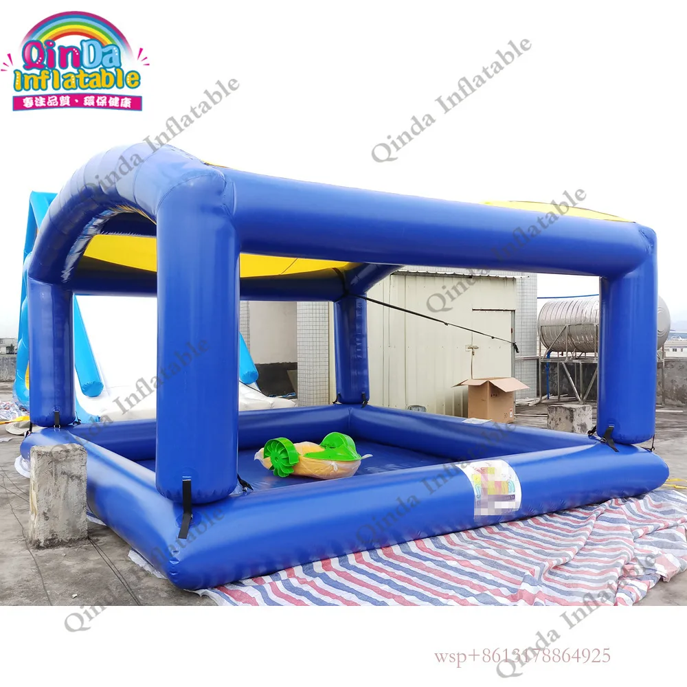 Piscina inflável da barraca 5m da piscina da cobertura inflável da lona do PVC de 0.9mm com cobertura da barraca