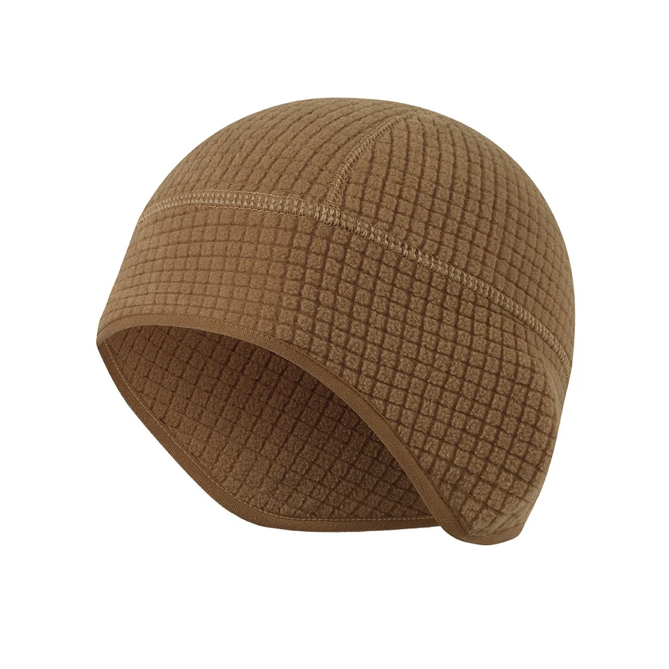 Cycling Earflap Beanie Outdoor Unisex Grid Fleece Beanie Thermal Skull Cap Autumn Winter Stretchy Ski Helmet Liner Windproof Hat, image 10