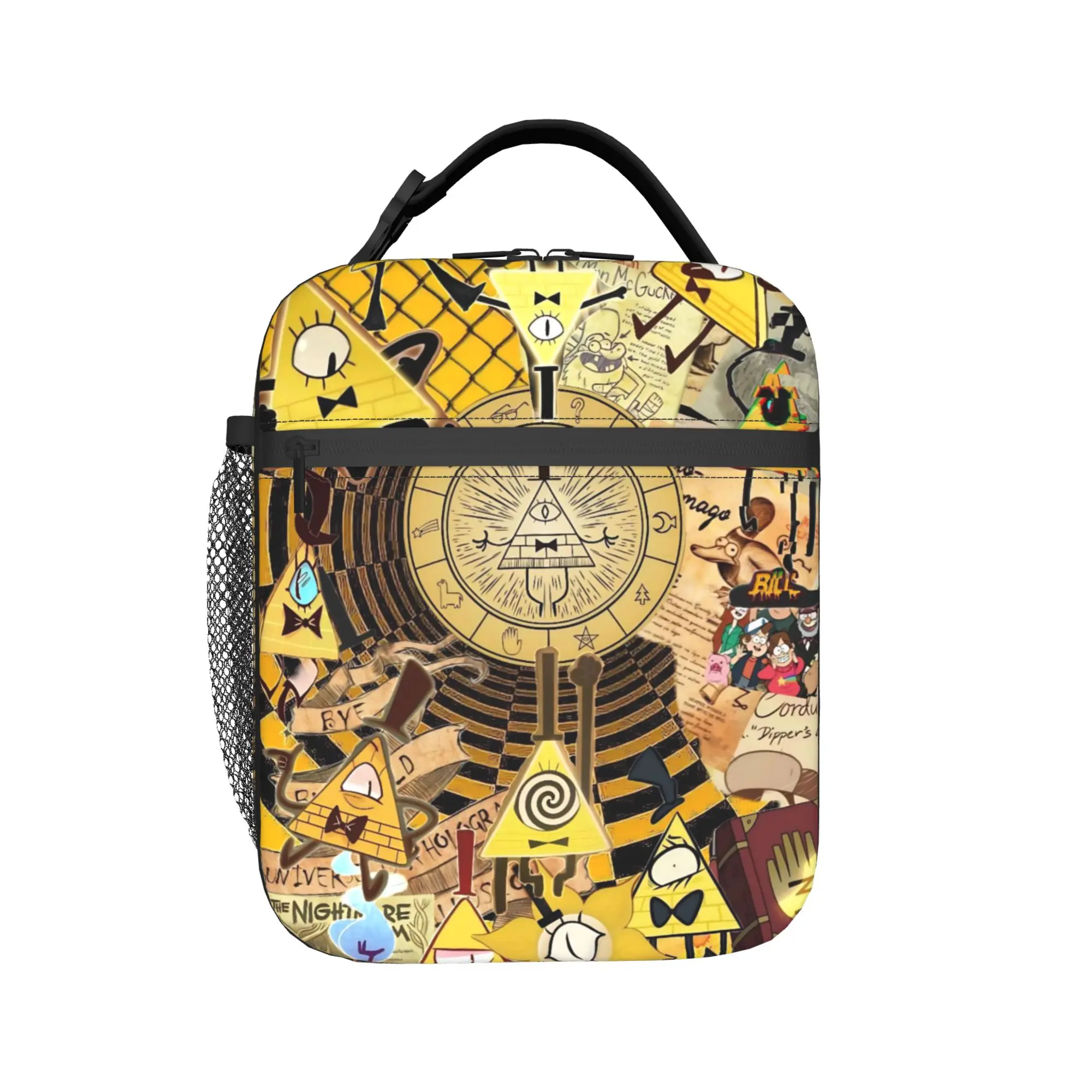 G-Gravity Falls Accessories Insulated Lunch Bag For Picnic  Food Container Leakproof Thermal Cooler Lunch Boxes