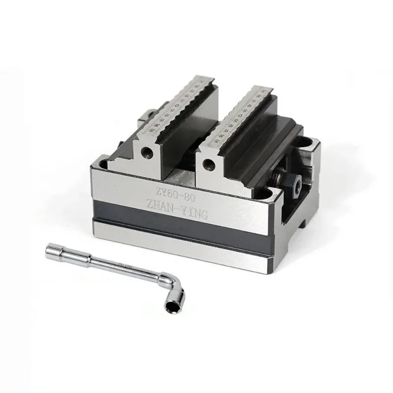 high Precision ZY60-80 Four Axis Five Axis Turntable Fixture Self Centering CNC Vise Concentric Flat Nose Pliers