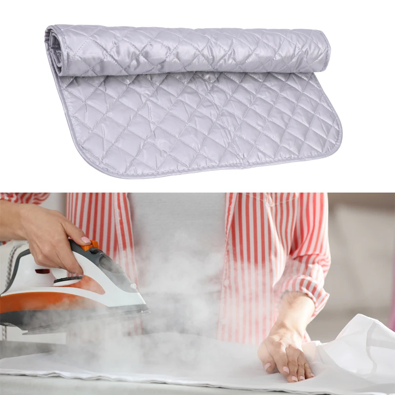 Table Top Ironing Mat Laundry Pad Portable Travel Clothes Protector Board Press Heat Blanket Iron Board Alternative Cover