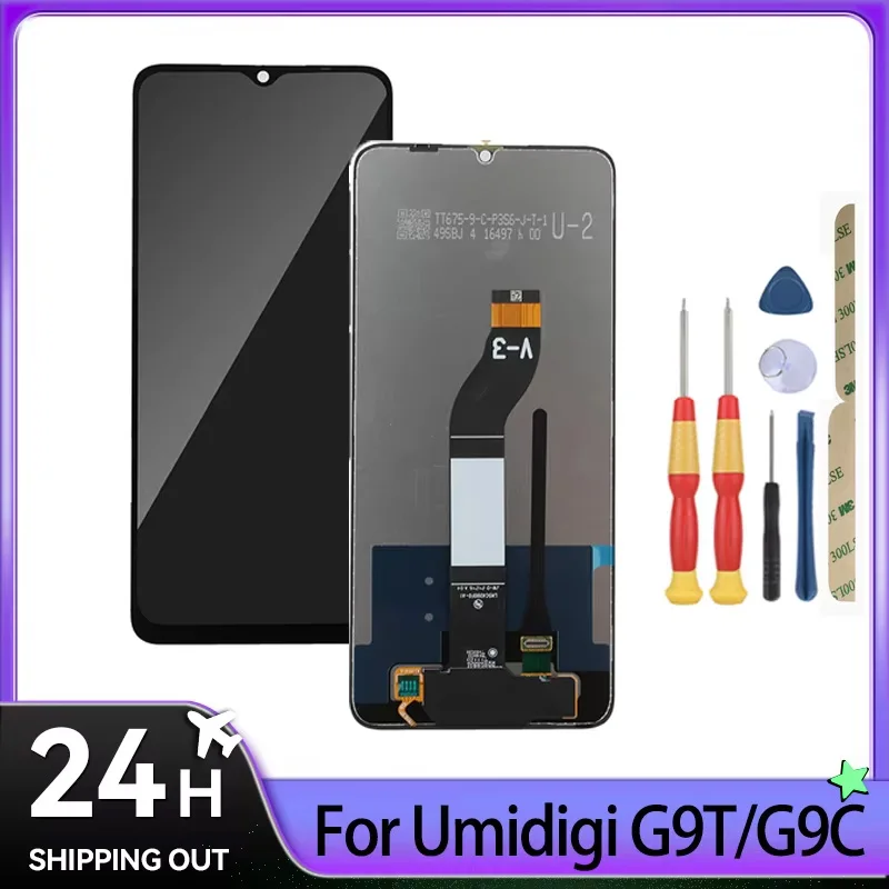 For UMIDIGI G9 5G/G9A/G9C/G9T/G9X/LCD Display + Touch Screen + Frame + Tools