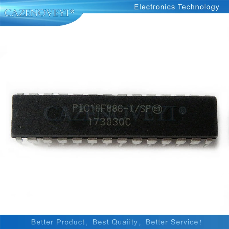 

10pcs/lot PIC16F886-I/SP PIC16F886ISP PIC16F886 16F886-I/SP DIP-28 In Stock