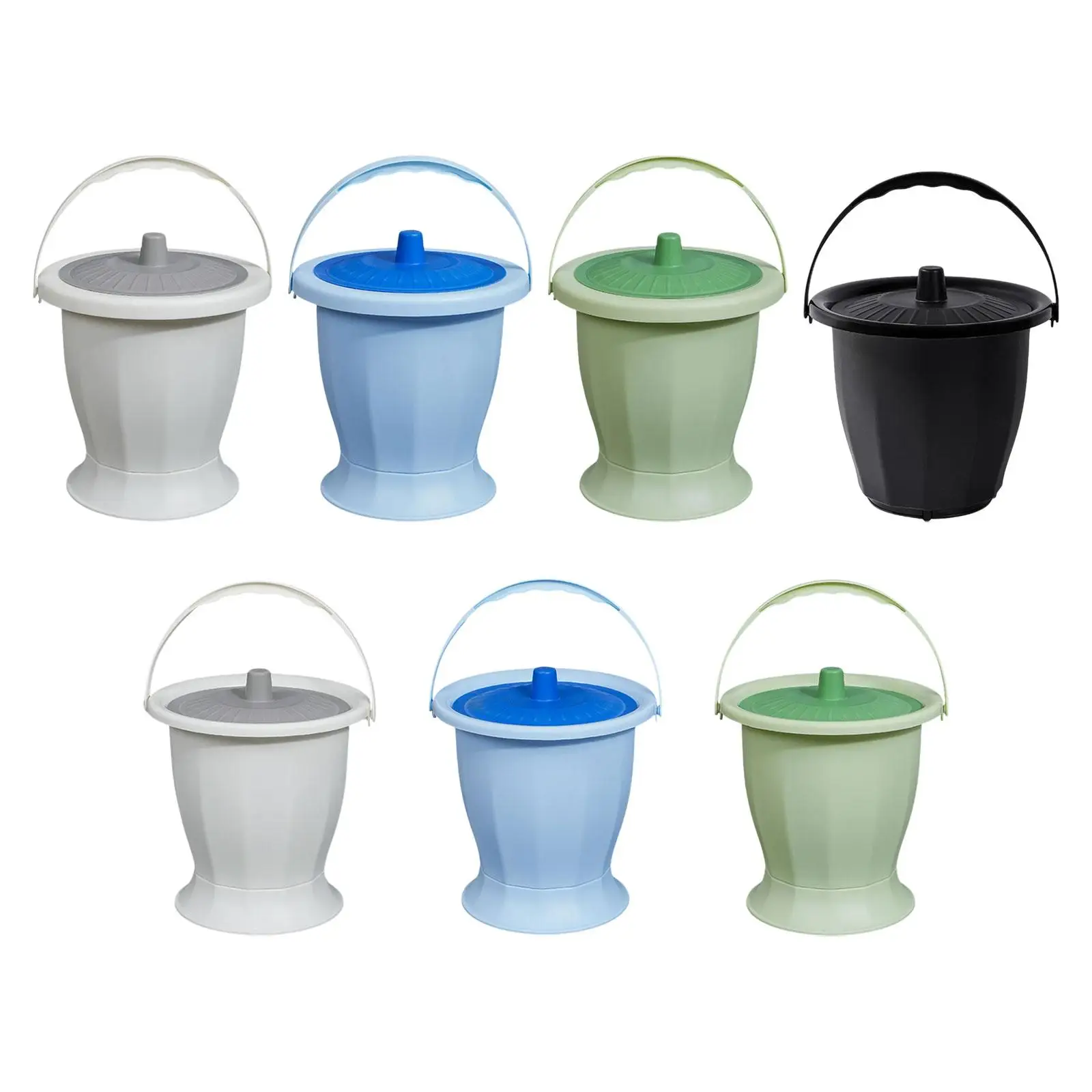 Potty Urinal Bottle with Lid Urine Bucket Urine Pots Spittoon Chamber Bucket for Elderly Female Male Child Adults Children